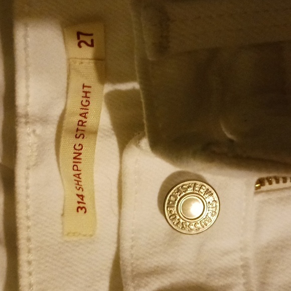 women's jeans, size 27, Levi's, white - Picture 2 of 4